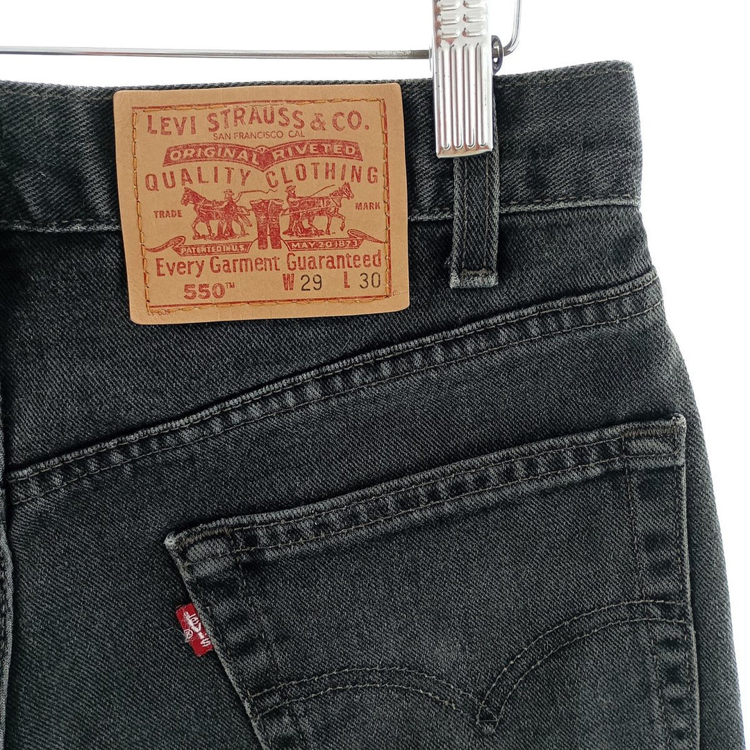 90s~ Levi's 550 Relaxed Fit Black Denim Tapered Denim Pants Made in Canada Men's W30 equivalent / eaa401317