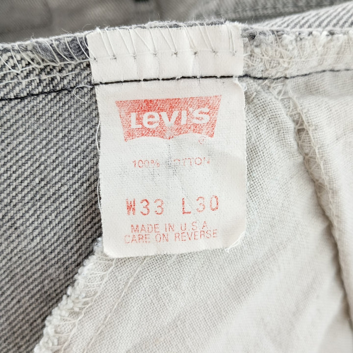 90'S Levi's 550 Chemical Wash Tapered Denim Pants Made in USA Men's W32 Vintage /eaa401320