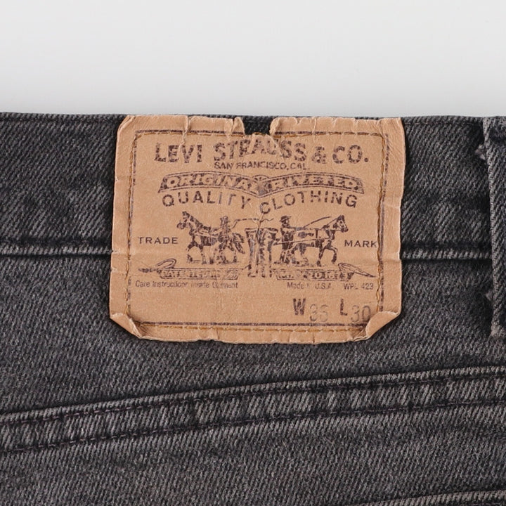 90'S Levi's 511 Black Denim Skinny Denim Pants Made in USA Men's W36 Vintage /eaa401330