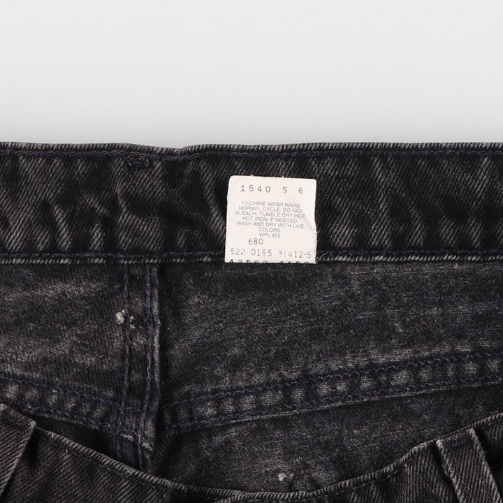 90'S Levi's 560 LOOSE FIT TAPERED LEG Black Denim Tapered Denim Pants Made in USA Men's W36 / eaa401331