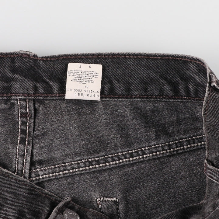 00'S Levi's 550 Relaxed Fit Black Denim Tapered Denim Pants Men's W36 / eaa401332