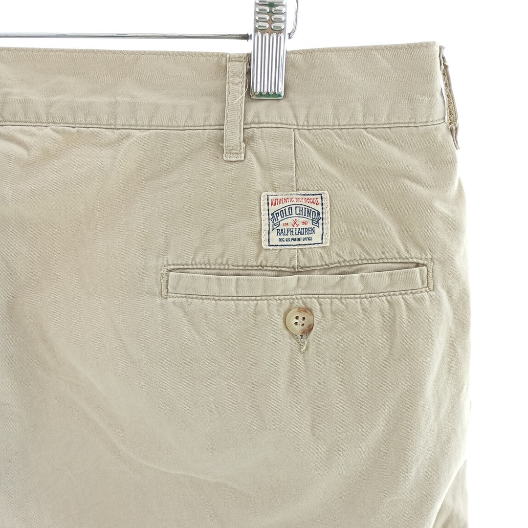 90'S POLO by Ralph Lauren two-pleat cotton slacks, made in the USA, men's w36 equivalent, vintage /eaa401464