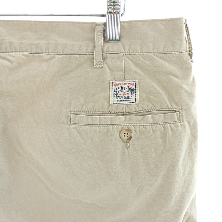 90'S POLO by Ralph Lauren two-pleat cotton slacks, made in the USA, men's w36 equivalent, vintage /eaa401464