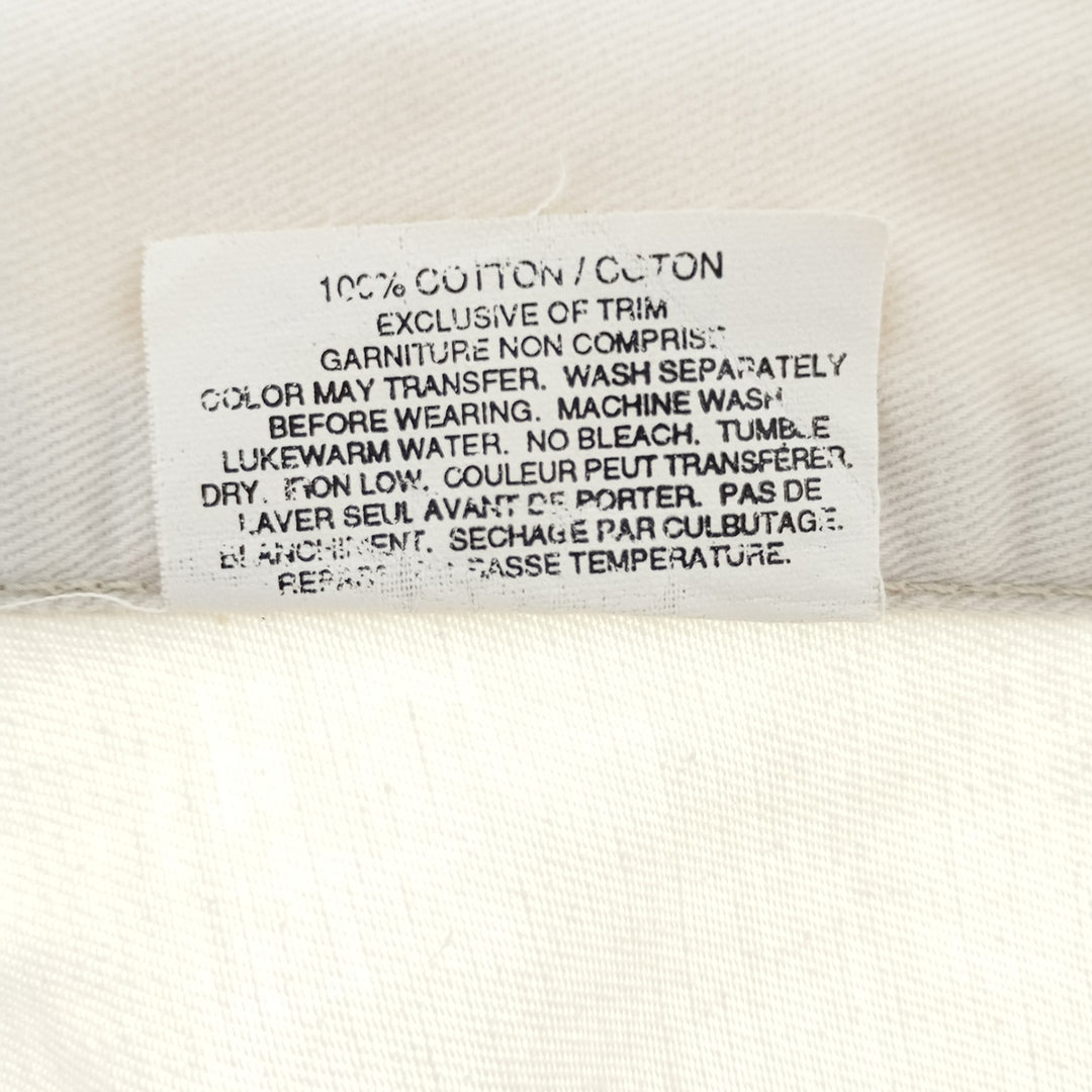 2000'S Ralph Lauren Chino Pants, Made in Canada, Men's, Size W31 cotton white type Vintage Second Hand