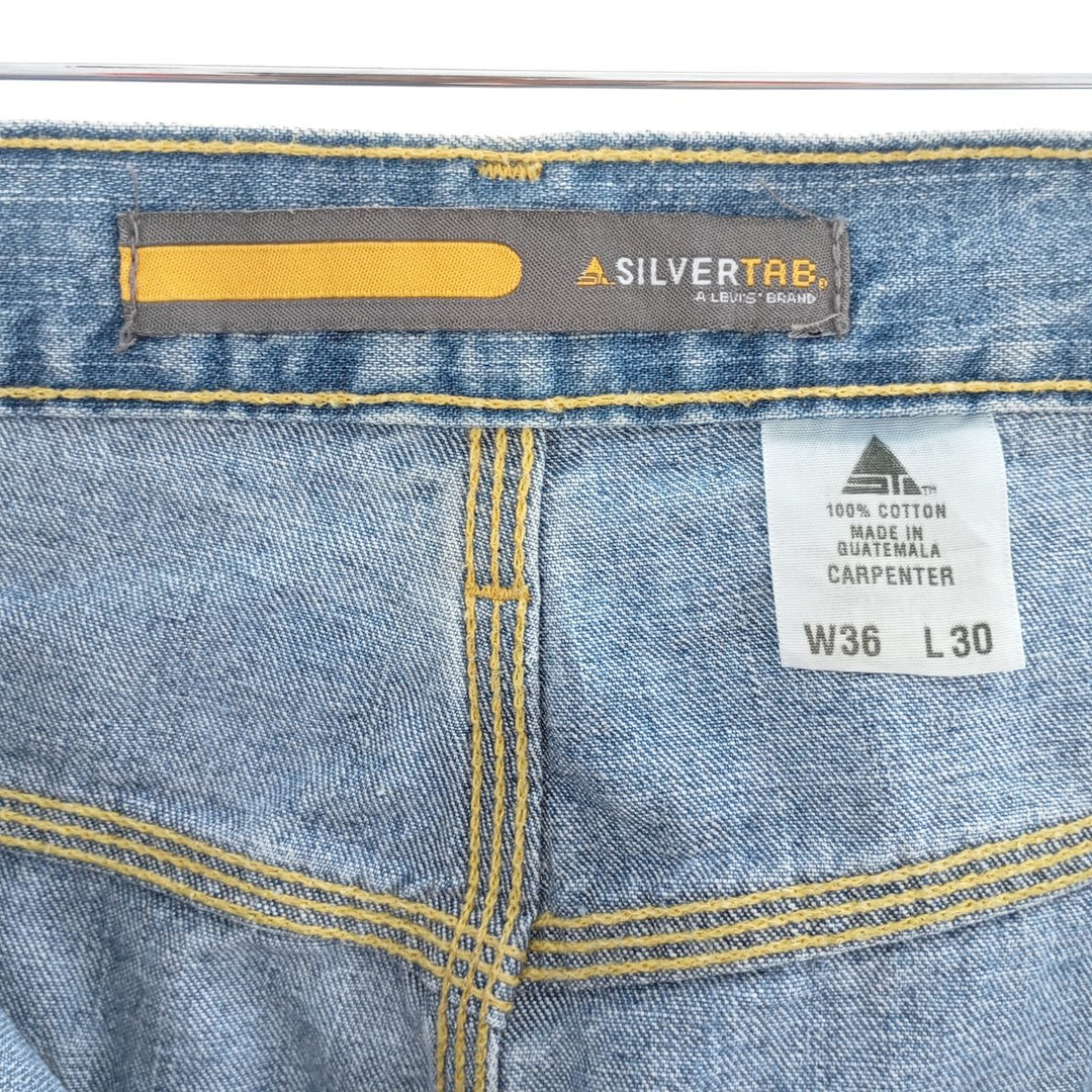 00'S Levi's SILVER TAB CARPENTER denim painter pants for men, w37 equivalent, vintage / eaa401517