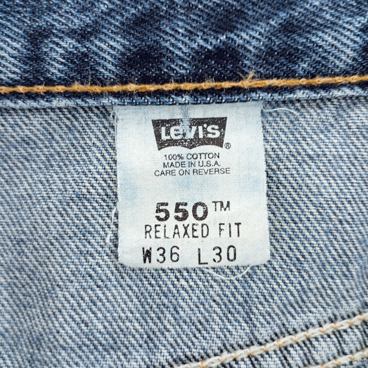 00'S Levi's 550 Relaxed Fit Tapered Denim Pants Made in USA Men's W34 equivalent / eaa401522