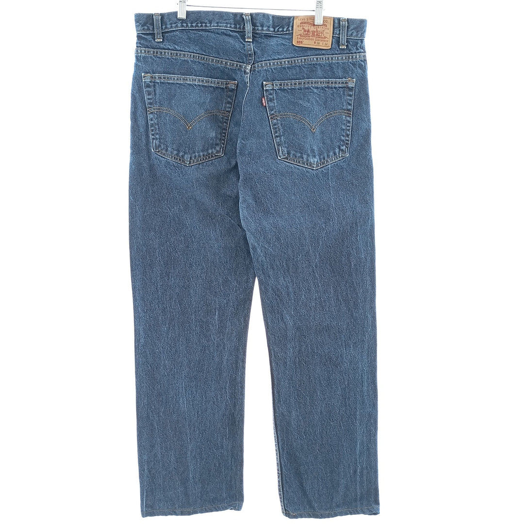 00'S Levi's 505 REGULAR FIT STRAIGHT LEG tapered denim pants made in Canada men's w37 equivalent /eaa401531