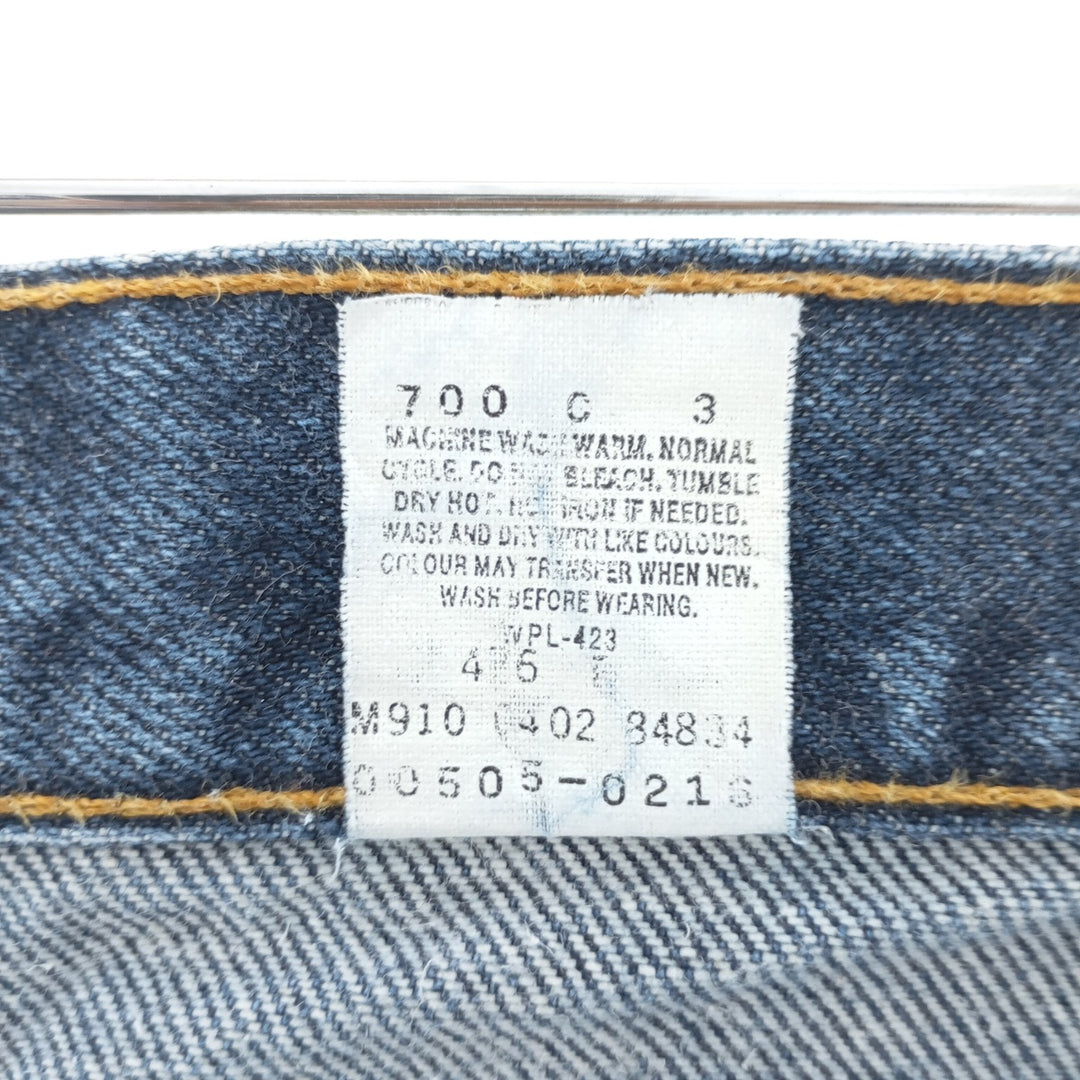 00'S Levi's 505 REGULAR FIT STRAIGHT LEG tapered denim pants made in Canada men's w37 equivalent /eaa401531