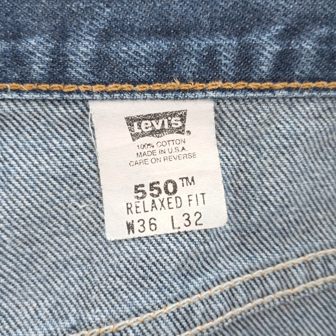 00'S Levi's 550 Relaxed Fit Tapered Denim Pants Made in USA Men's W35 equivalent / eaa401537