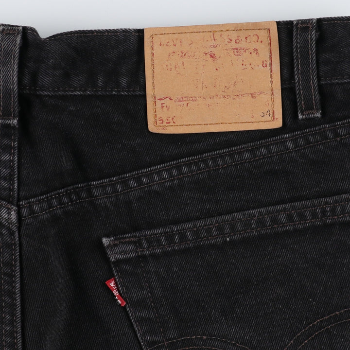 90s~00'S Levi's 550 Black Denim Tapered Denim Pants Men's W34 Vintage / eaa401576