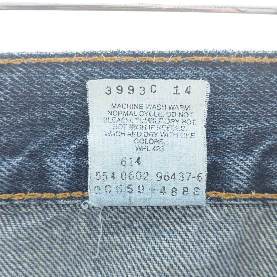 00'S Levi's 550 Relaxed Fit Tapered Denim Pants Made in USA Men's W31 equivalent / eaa401592