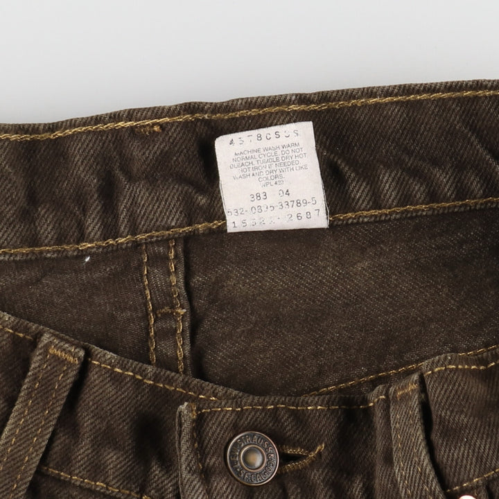 90'S Levi's 521 TAPERED FIT TAPERED LEG tapered denim pants made in USA women's size L (w30) vintage /eaa401601