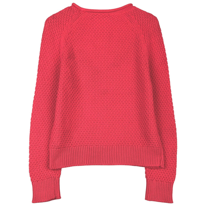 Ralph Lauren LAUREN Roll Neck Cotton Knit Sweater, Women's Size S (approx.) cotton red type Vintage Second Hand