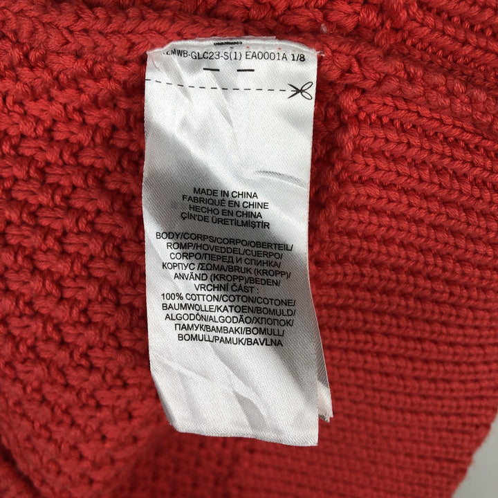 Ralph Lauren LAUREN Roll Neck Cotton Knit Sweater, Women's Size S (approx.) cotton red type Vintage Second Hand