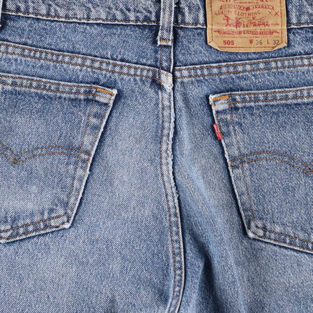 90'S Levi's 505-4813 Tapered Denim Pants Made in USA Men's W35 Vintage /eaa401636