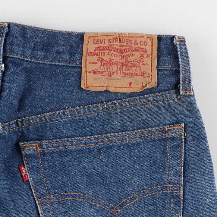 80'S Levi's 501 Straight Denim Pants Made in USA Men's W31 Vintage /eaa401641