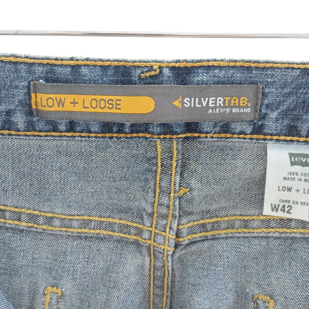 Big size Levi's SILVER TAB LOW+LOOSE straight denim pants for men, equivalent to W41 / eaa401655