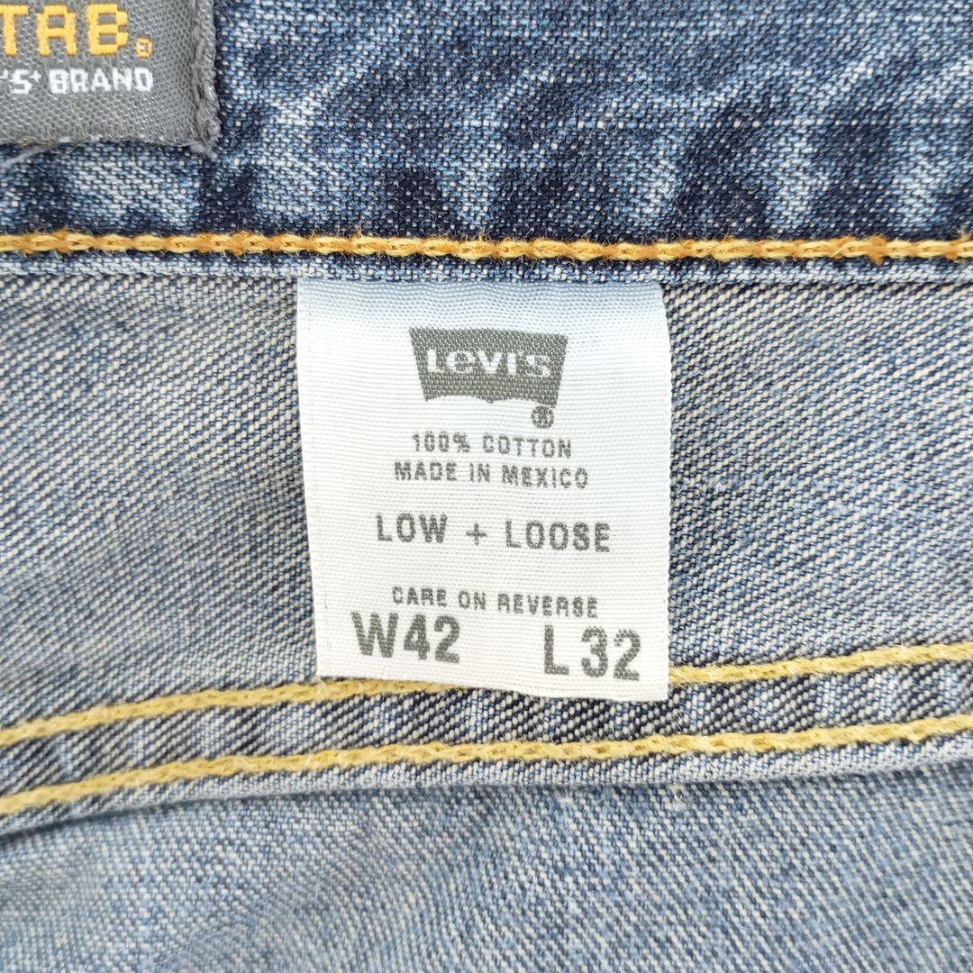 Big size Levi's SILVER TAB LOW+LOOSE straight denim pants for men, equivalent to W41 / eaa401655