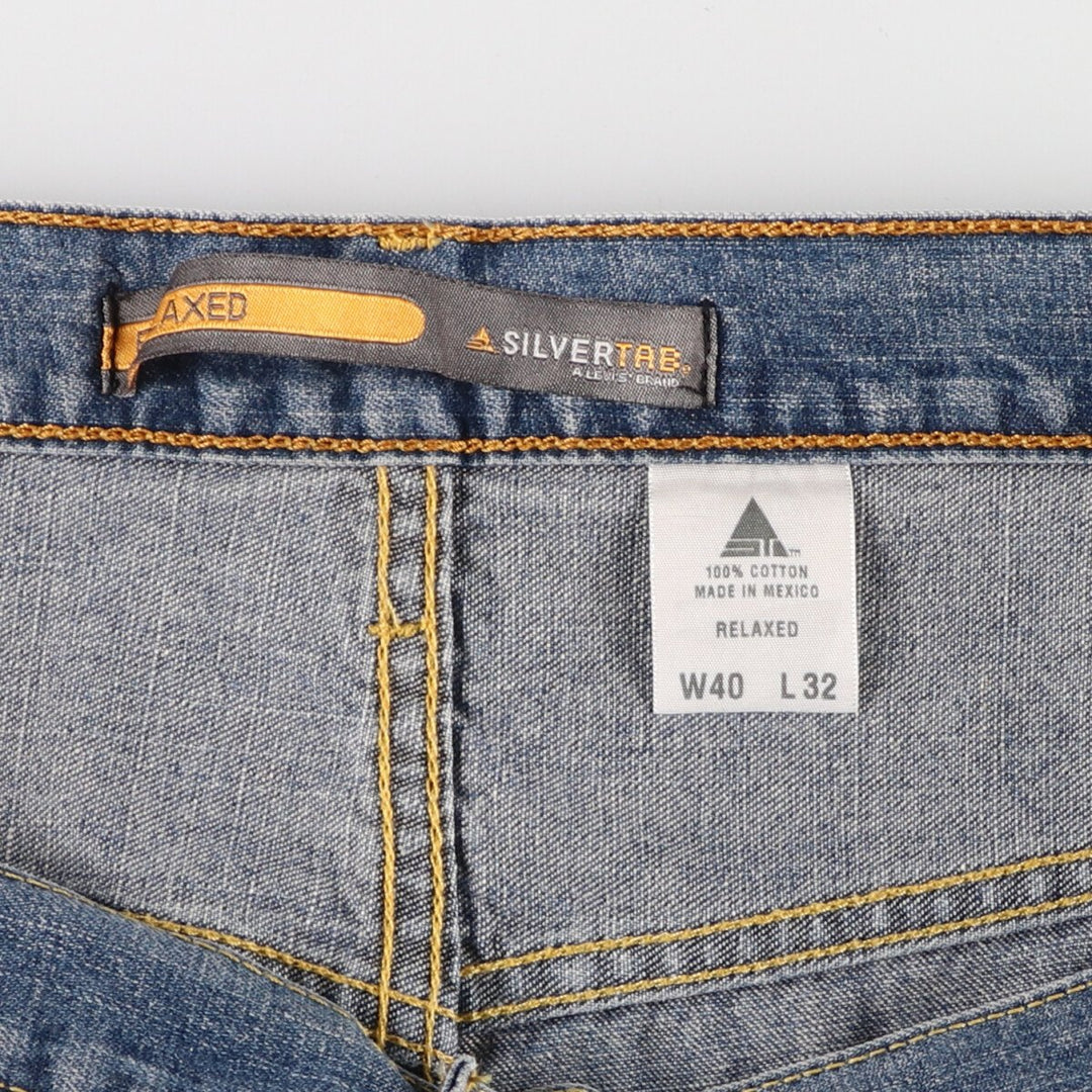 Big size 00'S Levi's SILVER TAB RELAXED tapered denim pants for men, size w41 / eaa401659