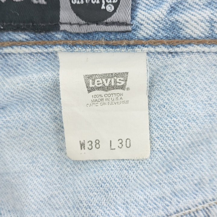 90'S Levi's Silver Tab BAGGY PLEATED Tapered Denim Pants Made in USA Men's W37 Vintage /eaa401664