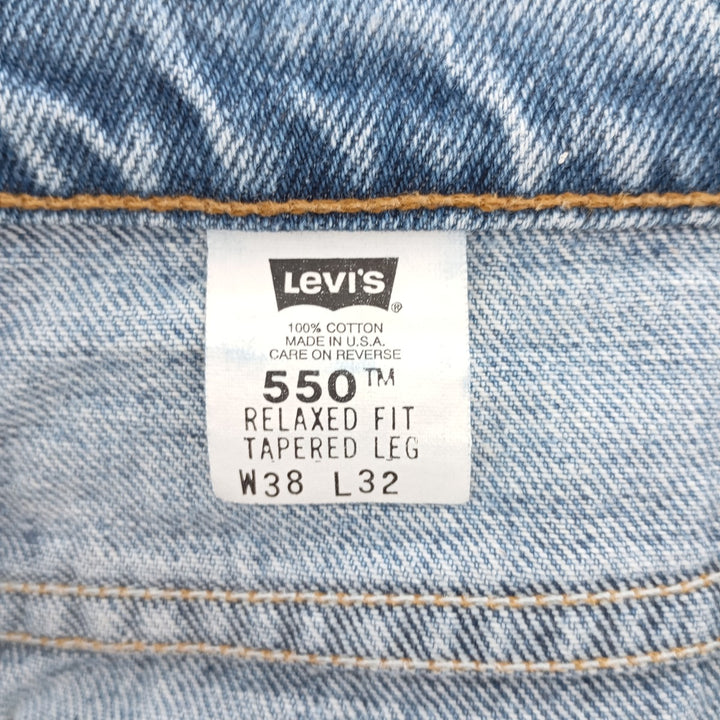 90'S Levi's 550 Relaxed Fit Tapered Leg Tapered Denim Pants Made in USA Men's W37 Vintage /eaa401669