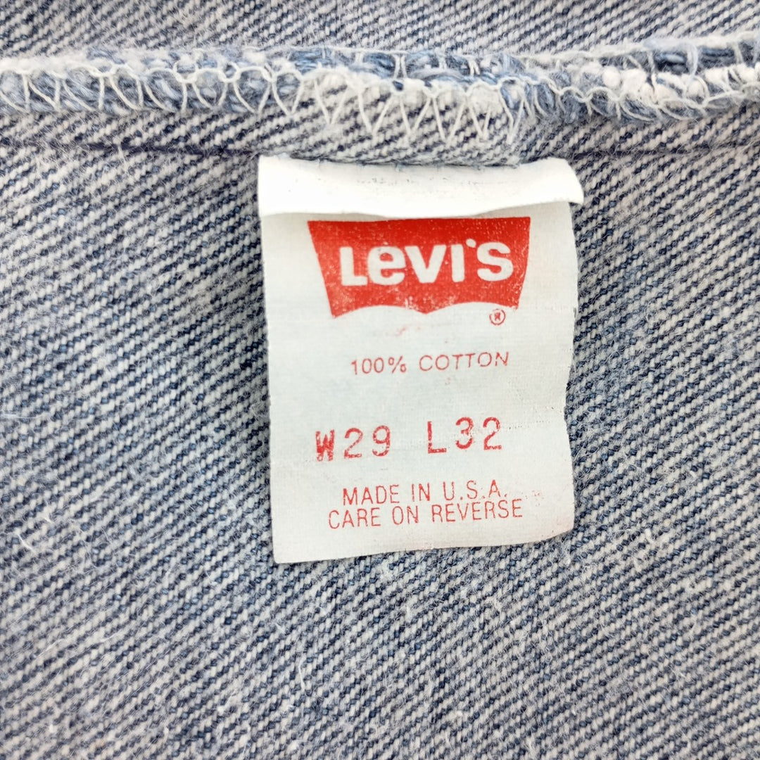 90'S Levi's 501 Straight Denim Pants Made in USA Men's W29 Vintage /eaa401681