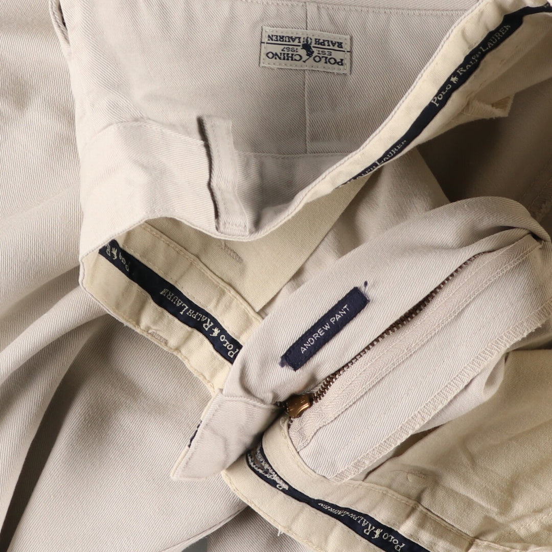 Ralph Lauren POLO by Ralph Lauren Two-pleat Chino Pants for Men, W31 equivalent / eaa401710