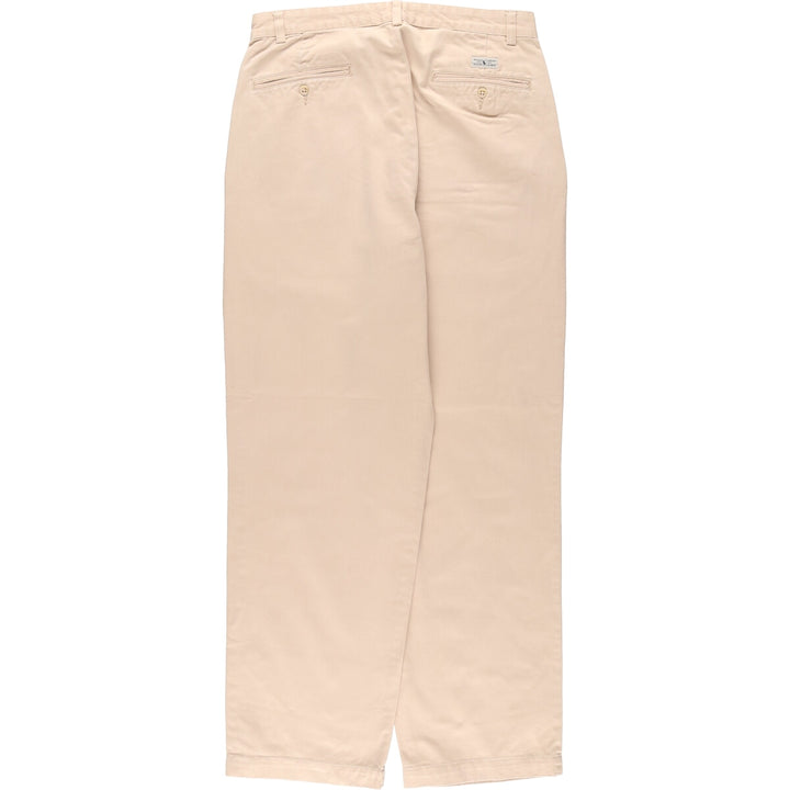 Ralph Lauren POLO by Ralph Lauren Two-pleat Chino Pants for Men, W31 equivalent cotton Beige type Vintage Second Hand