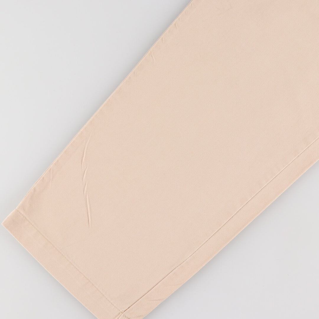 Ralph Lauren POLO by Ralph Lauren Two-pleat Chino Pants for Men, W31 equivalent cotton Beige type Vintage Second Hand