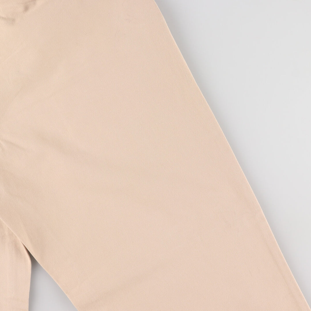 Ralph Lauren POLO by Ralph Lauren Two-pleat Chino Pants for Men, W31 equivalent cotton Beige type Vintage Second Hand