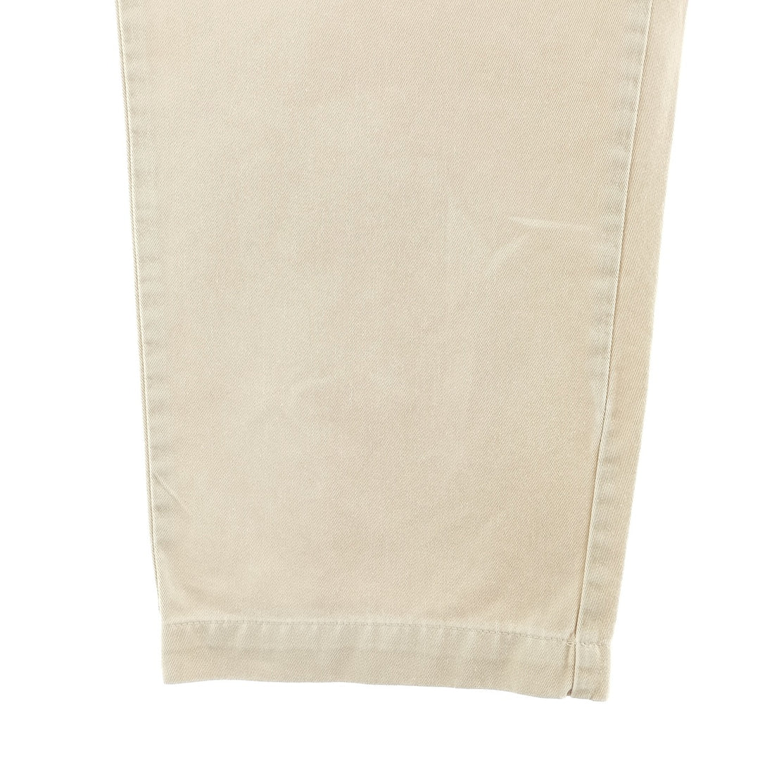 Ralph Lauren POLO by Ralph Lauren Two-pleat Chino Pants for Men, W31 equivalent cotton Beige type Vintage Second Hand