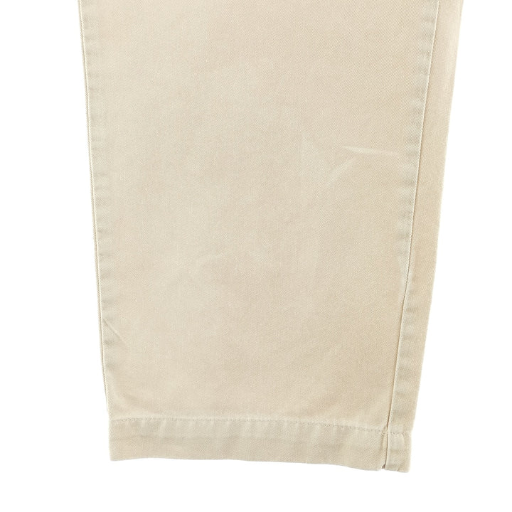 Ralph Lauren POLO by Ralph Lauren Two-pleat Chino Pants for Men, W31 equivalent cotton Beige type Vintage Second Hand