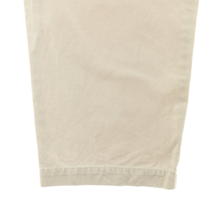 Ralph Lauren POLO by Ralph Lauren Two-pleat Chino Pants for Men, W31 equivalent cotton Beige type Vintage Second Hand