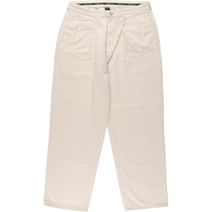 Ralph Lauren POLO RALPH LAUREN Two-pleat chino pants for men, size W34 cotton Beige type Vintage Second Hand