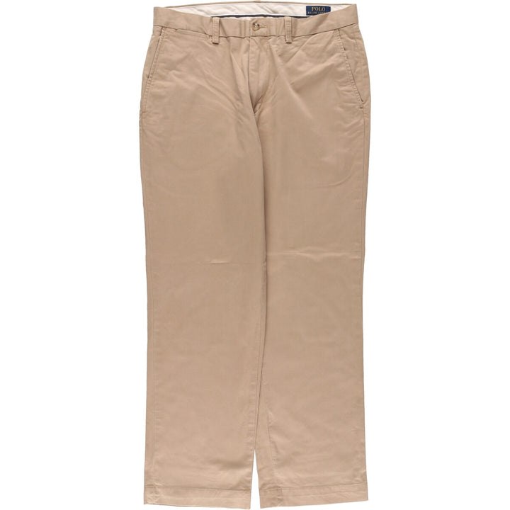 Ralph Lauren POLO RALPH LAUREN STRETCH CLASSIC FIT CHINO PANTS, MEN'S, SIZE 34 (equivalent to W34) cotton Beige type Vintage Second Hand