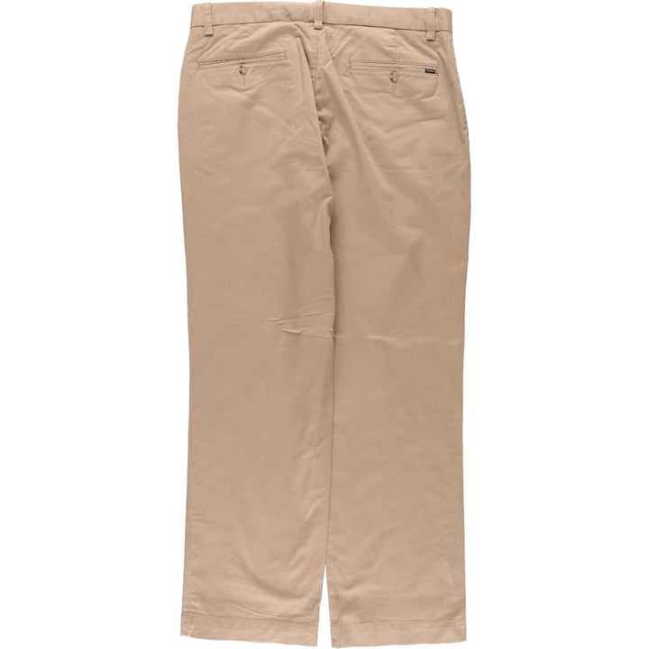 Ralph Lauren POLO RALPH LAUREN STRETCH CLASSIC FIT CHINO PANTS, MEN'S, SIZE 34 (equivalent to W34) cotton Beige type Vintage Second Hand