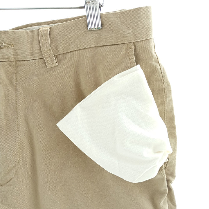 Ralph Lauren POLO RALPH LAUREN STRETCH CLASSIC FIT CHINO PANTS, MEN'S, SIZE 34 (equivalent to W34) cotton Beige type Vintage Second Hand