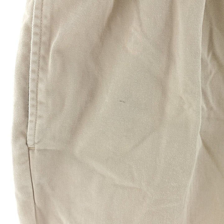 Ralph Lauren POLO by Ralph Lauren Two-pleat Chino Pants for Men, W34 equivalent cotton Beige type Vintage Second Hand