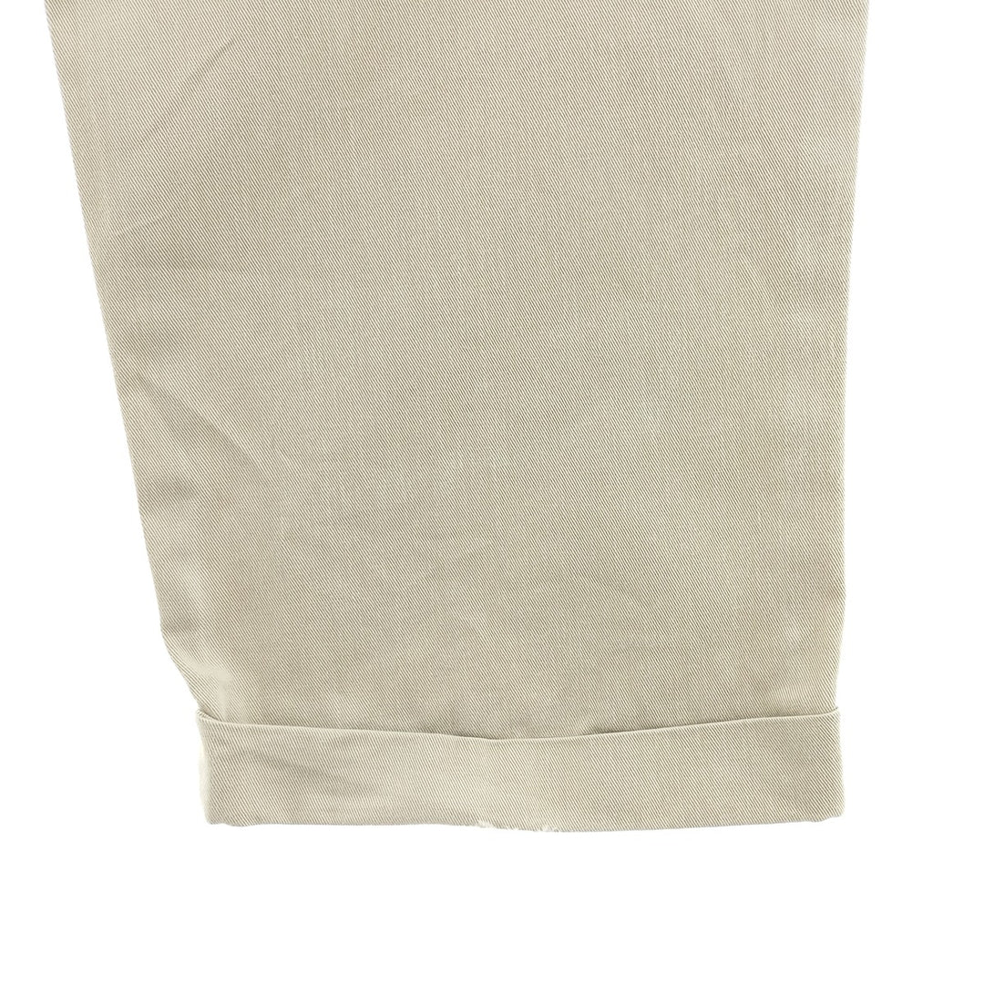 Ralph Lauren POLO by Ralph Lauren Two-pleat Chino Pants for Men, W34 equivalent cotton Beige type Vintage Second Hand