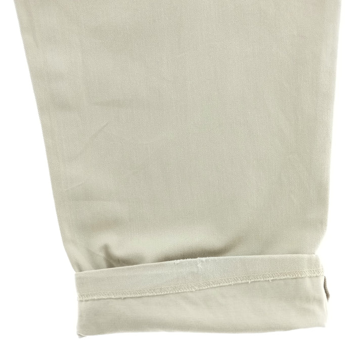 Ralph Lauren POLO by Ralph Lauren Two-pleat Chino Pants for Men, W34 equivalent cotton Beige type Vintage Second Hand