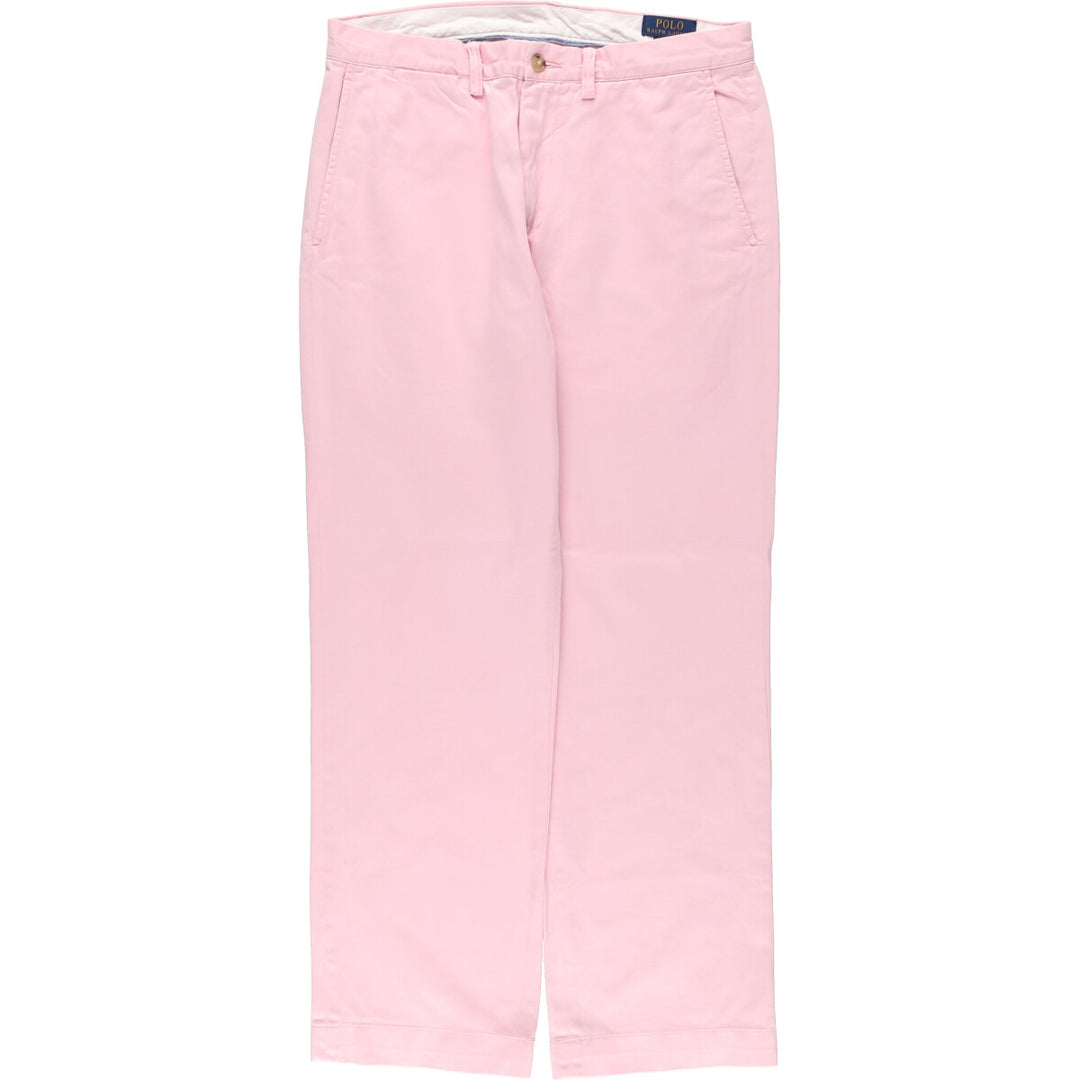 Ralph Lauren POLO RALPH LAUREN Men's Chino Pants, Size W33 cotton pink type Vintage Second Hand
