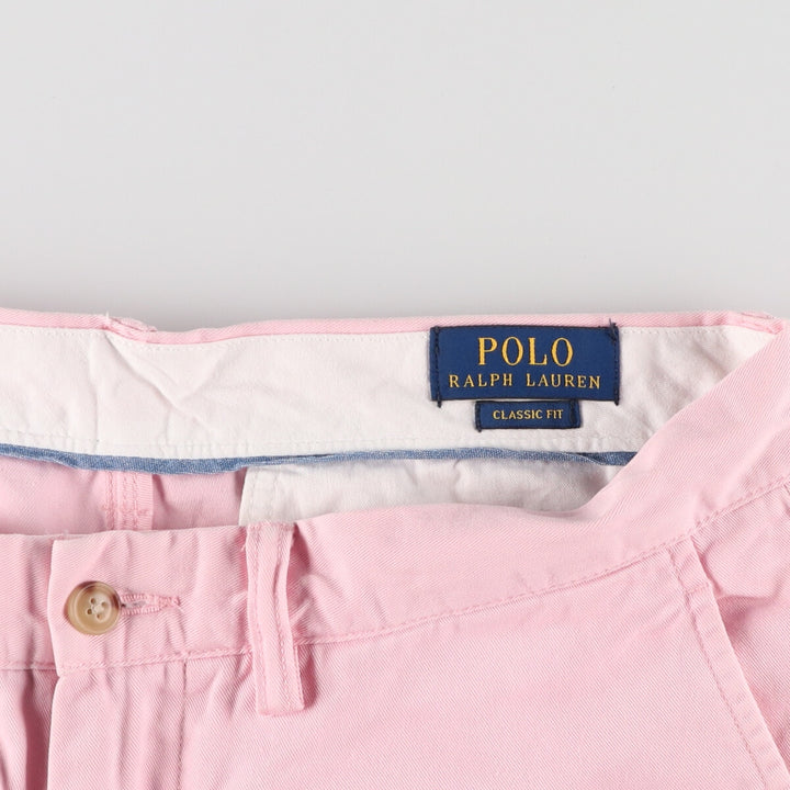 Ralph Lauren POLO RALPH LAUREN Men's Chino Pants, Size W33 cotton pink type Vintage Second Hand
