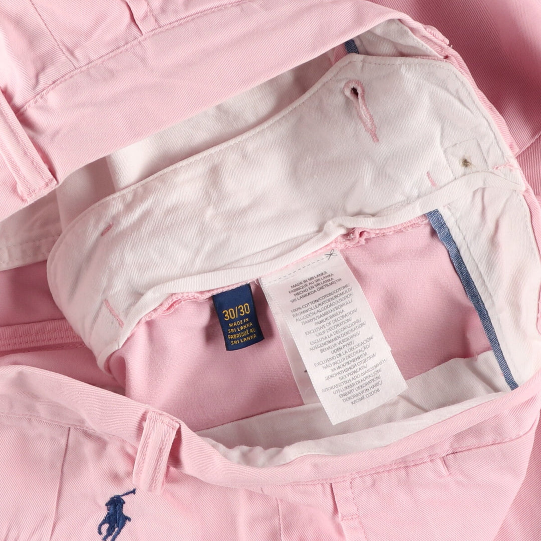 Ralph Lauren POLO RALPH LAUREN Men's Chino Pants, Size W33 cotton pink type Vintage Second Hand