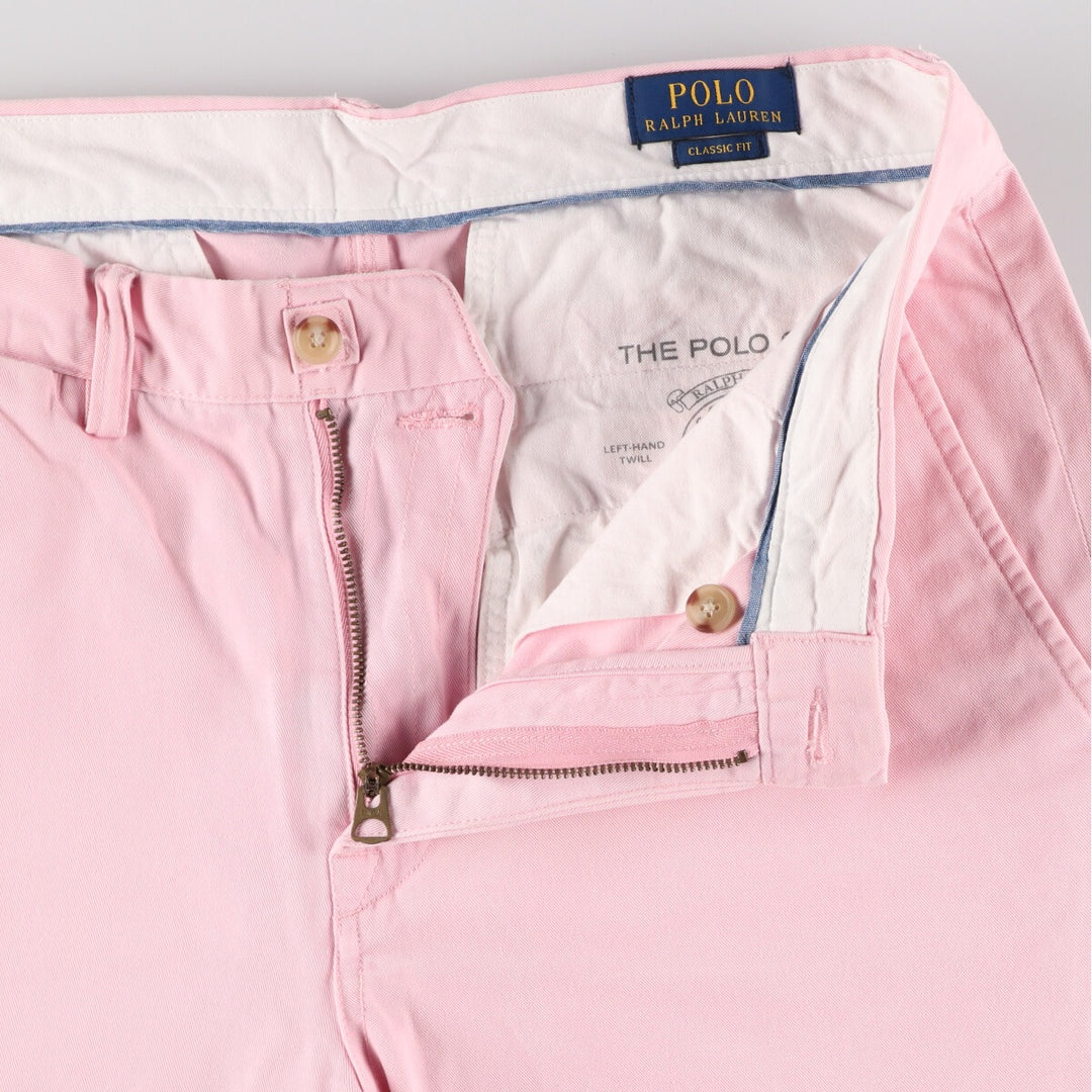Ralph Lauren POLO RALPH LAUREN Men's Chino Pants, Size W33 cotton pink type Vintage Second Hand
