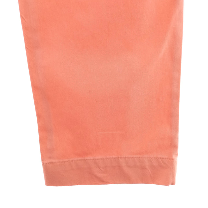 Ralph Lauren POLO RALPH LAUREN STRETCH STRAIGHT FIT CHINO PANTS, Men's, Size W36 cotton coral Vintage Second Hand