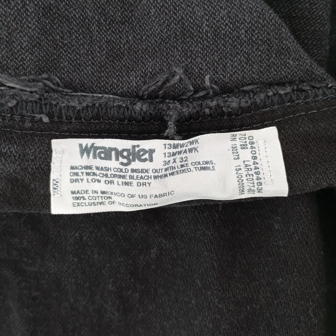 90s~00'S Wrangler Black Denim Straight Denim Pants Men's W36 Vintage /eaa401810