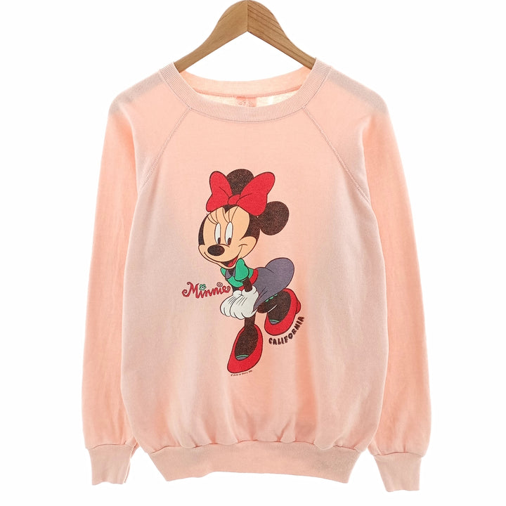 90'S FLEECEWISE MINNIE MOUSE Minnie Mouse character sweatshirt, sweatshirt, men's XL equivalent, vintage /eaa401831