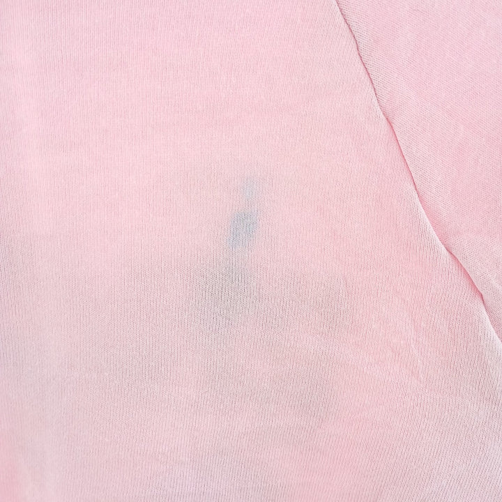 1980'S Harley-Davidson Fruit of the Loom Raglan Sleeve Advertising Sweatshirt, Made in USA, Men's Size Small cotton pink type Vintage Second Hand