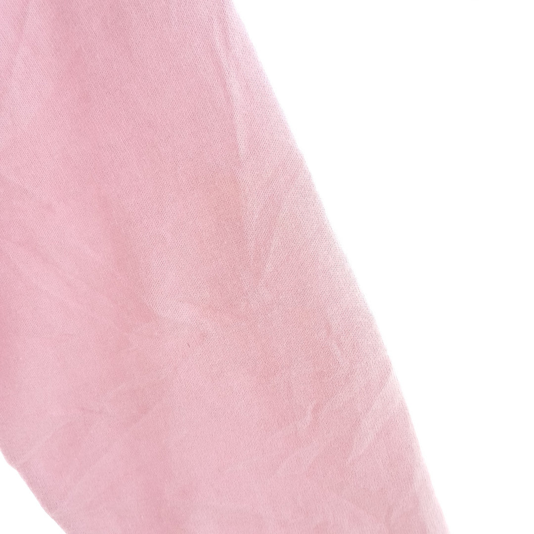 1980'S Harley-Davidson Fruit of the Loom Raglan Sleeve Advertising Sweatshirt, Made in USA, Men's Size Small cotton pink type Vintage Second Hand