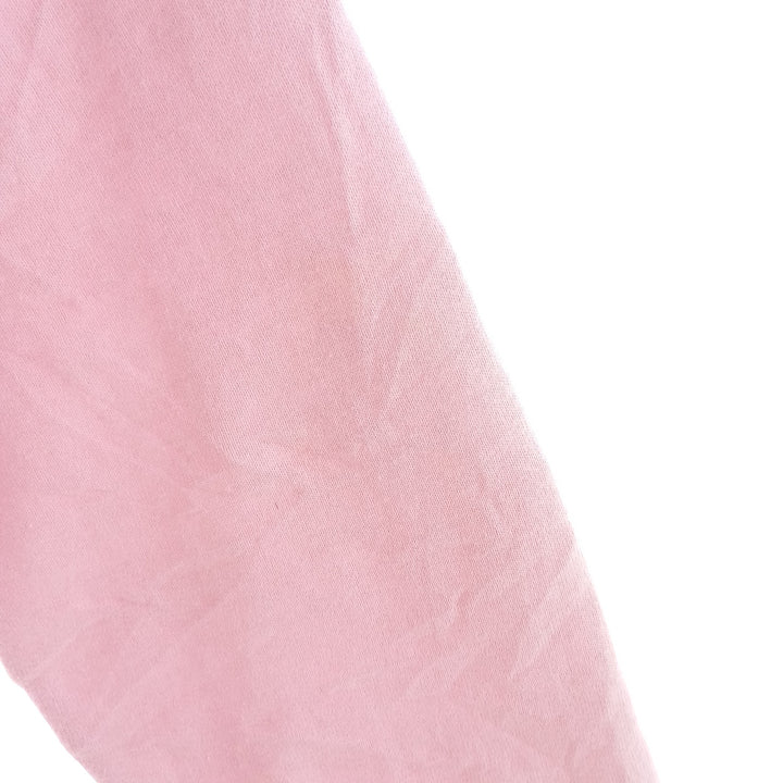 1980'S Harley-Davidson Fruit of the Loom Raglan Sleeve Advertising Sweatshirt, Made in USA, Men's Size Small cotton pink type Vintage Second Hand